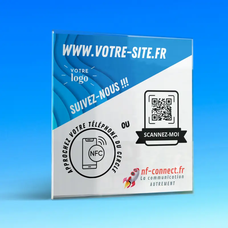 Plaque comptoir Site internet