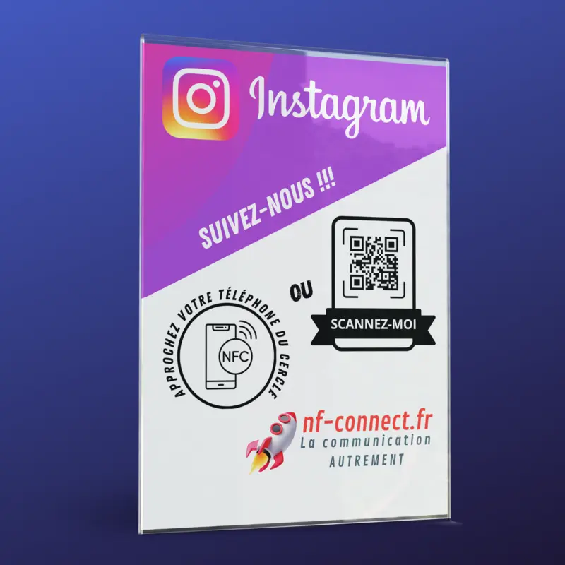 Plaque guichet Instagram