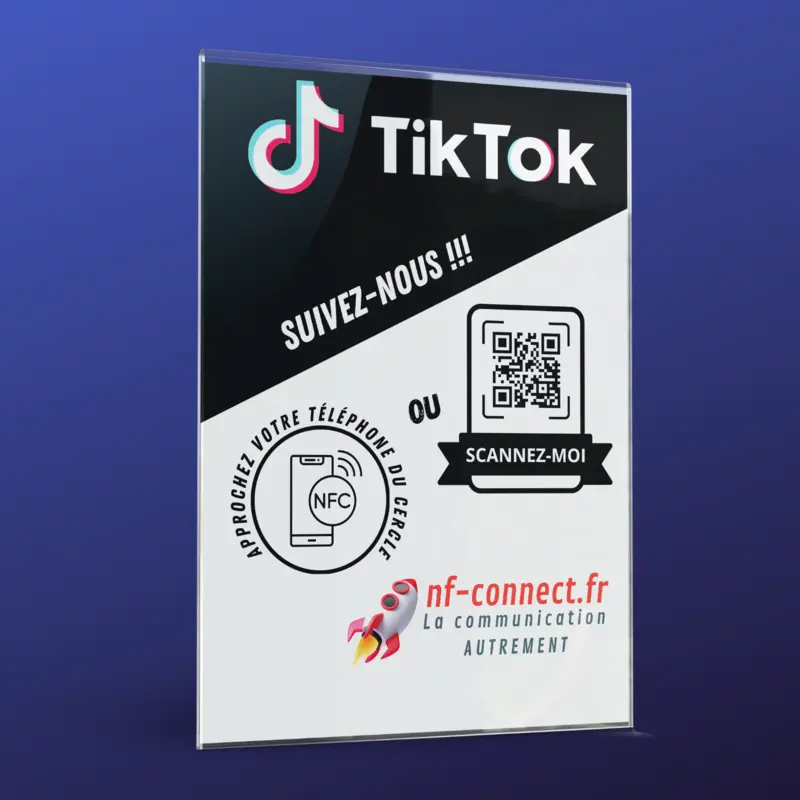 Plaque guichet TikTok