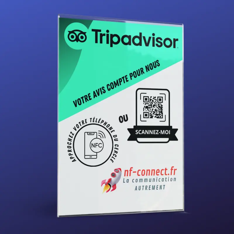 Plaque guichet Tripadvisor